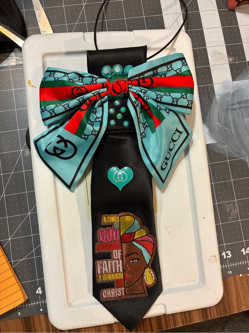 Elegant handmade women neckties